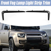 Land Rover Defender Front Fog Light Eyebrow Eyelid Strips Gloss Black (2020)
