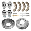 Honda Rincon Front Brake Drum with 4 Wheel Cylinders (2003–2005)