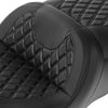 Harley Touring Tri Street Glide Black Gel Driver Passenger Seat (2009-2023)
