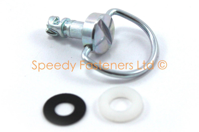 Dzus Quarter Turn Quick Release Trim Fastener 17mm D Clips