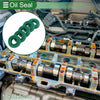 Oil Seal TPU Rotary Shaft Seal 10x20x5mm High Pressure Green 5 Pcs
