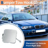 BMW 525i 528i Silver Tone Tow Hook Cover