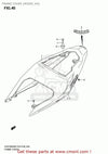 Suzuki GSX-R600 750 K4 K5 GSX-R1000 K3 2 x Rear Fairing Bolts Shoulder (2003–2005)