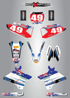 Yamaha YZ 250 Custom Graphics Stickers - AUSSIE PRIDE (2015-2019)