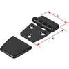 Various Applications 316 S/S Black PVD Anti-Slam Hinges with Cover