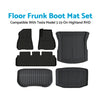 Tesla Model 3 Waterproof Floor Frunk Boot Liner Set (2023-On)