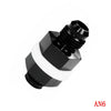 Black Car AN6 Flare Fuel Cell Bulkhead Fitting with Washer