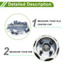 Toyota Land Cruiser (2008-2021) Silver Plastic 1 Pc Wheel Center Cap