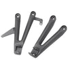 Honda CBR1000RR (2004-2007) Black Rear Passenger Foot Pegs
