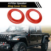 Jeep Wrangler JK (2007-2014) Red A Pillar Speaker Ring Cover Trim