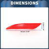 Ford Fiesta Sedan Red Rear Left Bumper Reflector (2009-2012)