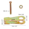 Suzuki GS125 GN125 Pair 16mm Motorcycle Chain Axle Adjuster Tensioner