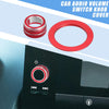 Honda Civic 2 x Media Volume Switch Knobs Engine Start Button Covers (2022)