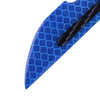 Car Reflective Blue Carbon Fiber Style Side Mirror Warning Trim