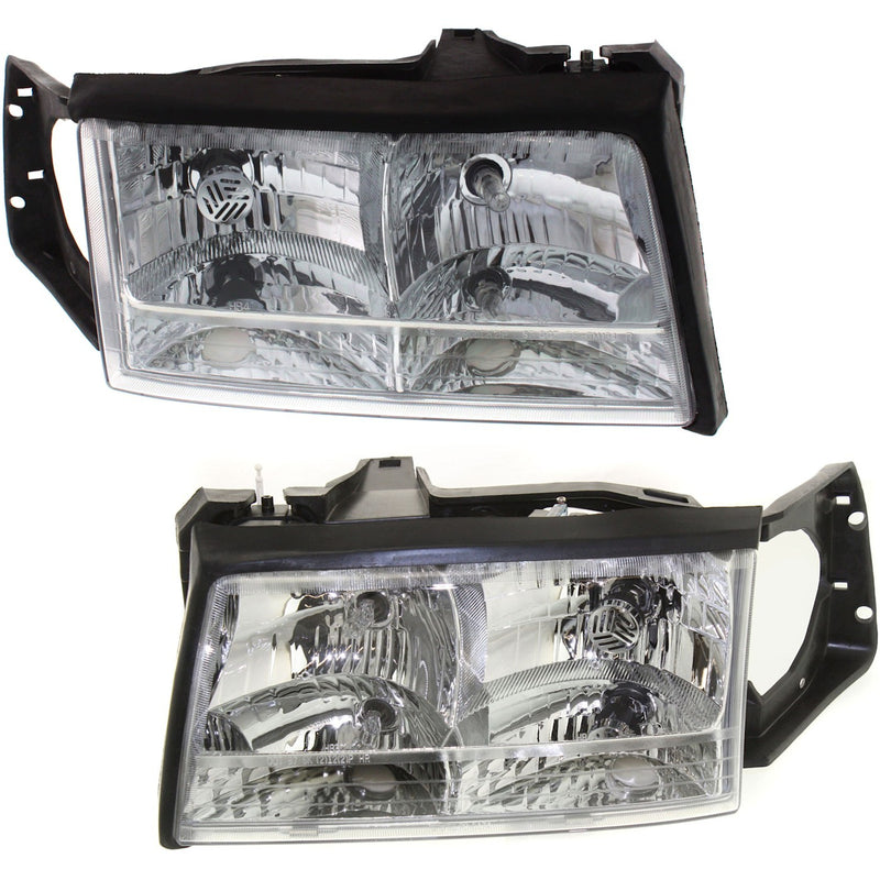 Driver and Passenger Headlight For Cadillac DeVille