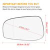 VOLVO S60 S80 V70 Heated Mirror Glass with Backing Plate Driver Side (01-06)