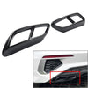 Audi A3 Rear Throat Exhaust Pipe Muffler Tips Cover Trim (2021-2023)