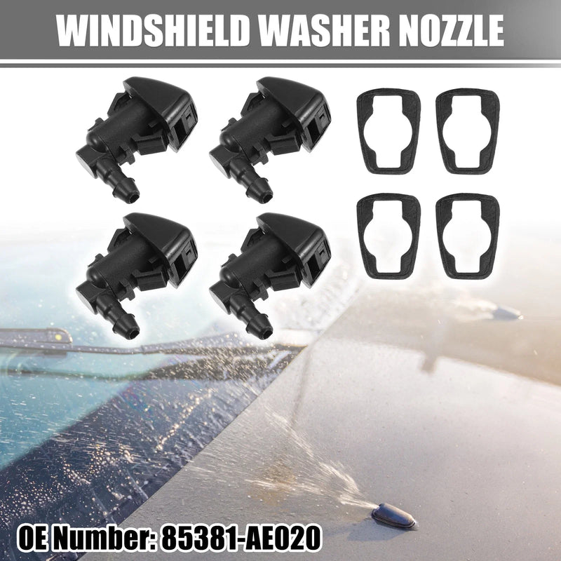 Toyota Sienna 4pcs Windshield Washer Nozzle Wiper Spray Jet (2006–2010)