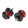 Honda Motorcycle 2 x 8mm M8x1.25 Red CNC Swing Arm Spools
