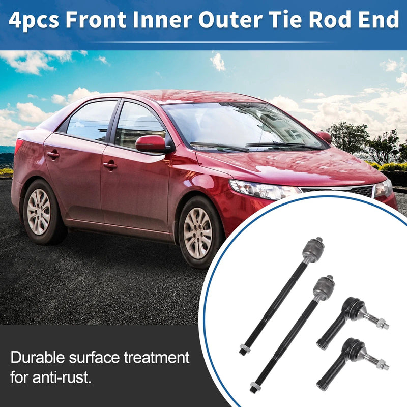 Ford Explorer 4 x Front Inner Outer Tie Rod End Links (2002-2010)