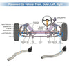 Acura CL TL Front Outer Tie Rod End Links