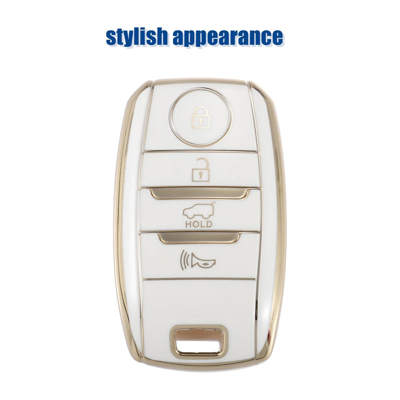 Kia Forte TPU 4 Button Car Remote Key Fob Case Cover (2010-2018)