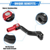 Motorcycle Gear Shifter Lever / Universal / Aluminum Alloy Red Black