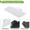 Porsche Panamera White Left Washer Nozzle Cover Cap (2014-2016)