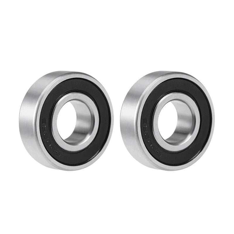 Deep Groove Ball Bearing 15x35x11mm Sealed Chrome Steel Bearing 2 x Pcs
