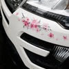 2 x Car Sticker Cherry Blossom Vinyl Scratches Car Decoration