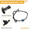 Front Windshield Washer Nozzle BMW 430i/435i 2014-2019 Black 1 Pc (2014-2019)
