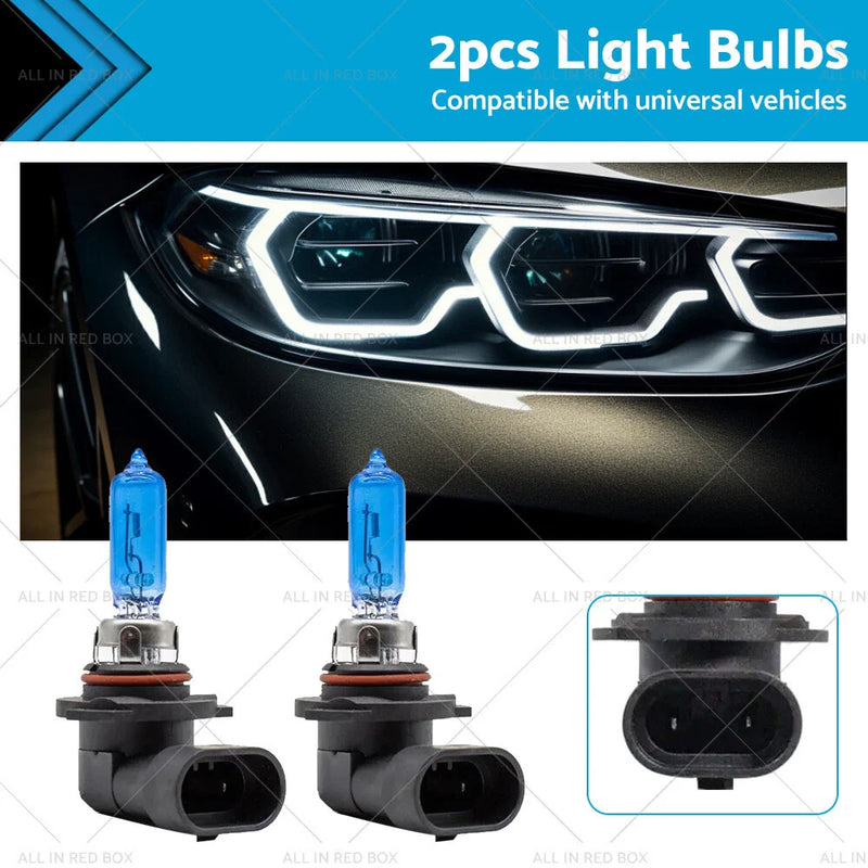 Car - White 6000K HB3 9005 100W 12V Xenon Headlight Bulbs