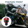 Motorcycle Handlebar End Plug 18-20mm Aluminum Alloy Universal Red 2 x