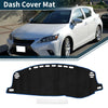 Lexus CT 200H (2011-2019) Sun Protector Black Blue Dashboard Cover Mat