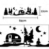 Camper Van Motorhome Caravan Adventure Vinyl Decal Sticker