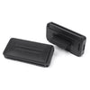 Car Seat Belt 2 x Black Shoulder Tension Adjuster Strap Clips