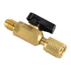 HVAC R134A R22 R12 R410A Accessories 1/4" Shut Off Ball Valve