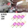 Car Truck Motorcycle Boat Audio 6 x 70A AFS Mini ANL Fuses