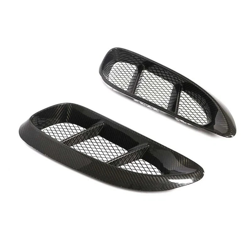 Porsche 718 Cayman 2016-18 Real Carbon Fiber Side Fender Air Vent Cover Trim