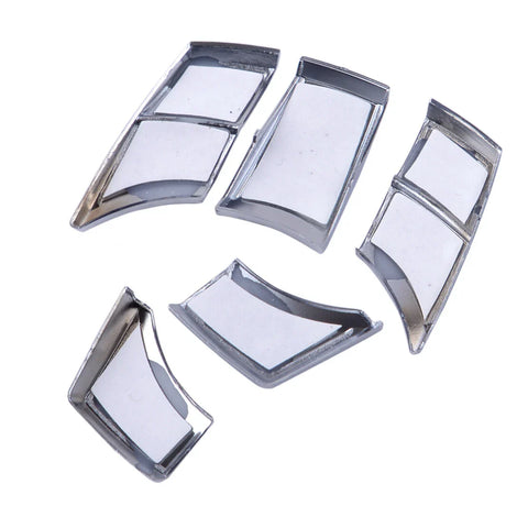 BMW 2 3 4 5 6 X5 X6 5 x Silver ABS iDrive Multimedia Button Covers