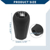 Mazda 3 (2010-2013) Black Faux Leather 6 Speed Manual Gear Shift Knob