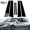 Honda Accord Pillar Cover Trim Decal Gloss Black (2013-2017)