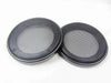 2x 4" inch Tweeter Audio Speaker Cover Circle Metal Mesh Grille Cover Trim