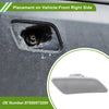 Porsche Panamera Silver Tone Washer Nozzle Cover Cap