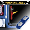Jeep Wrangler JL JLU (2018-2024) Blue Rear Trunk Lock Panel Cover Trim