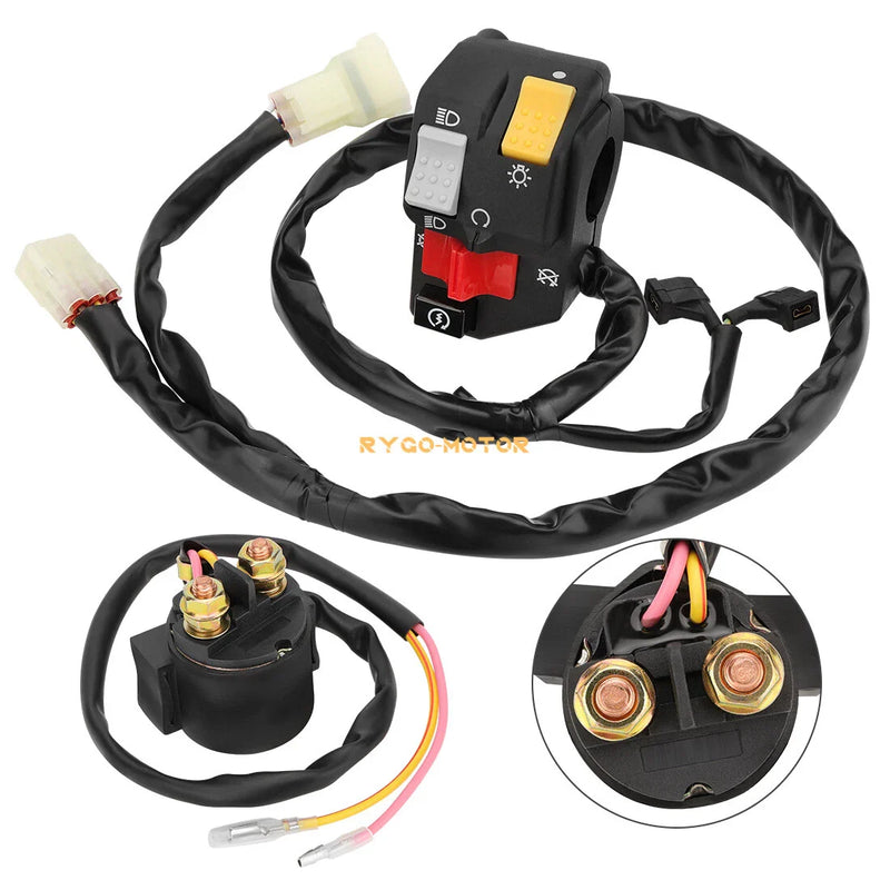 Honda TRX400EX 400EX Sportrax Handlebar & Starter Relay Switch (1999–2004)