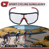 Motorcycle Riding Goggles Light Red Lens Black Frame PC