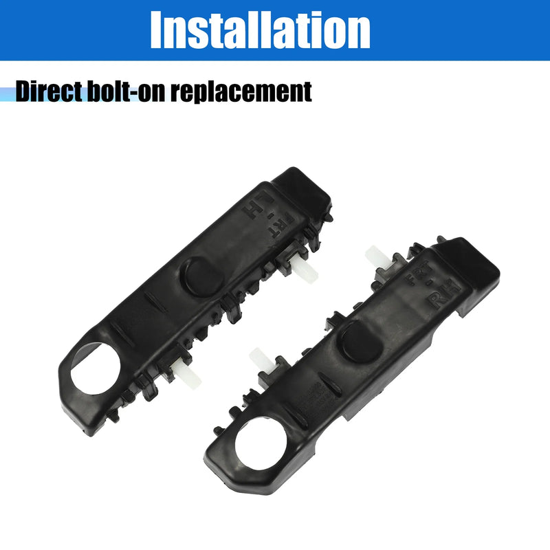 Kia Forte Left & Right Front Bumper Mounting Support Brackets