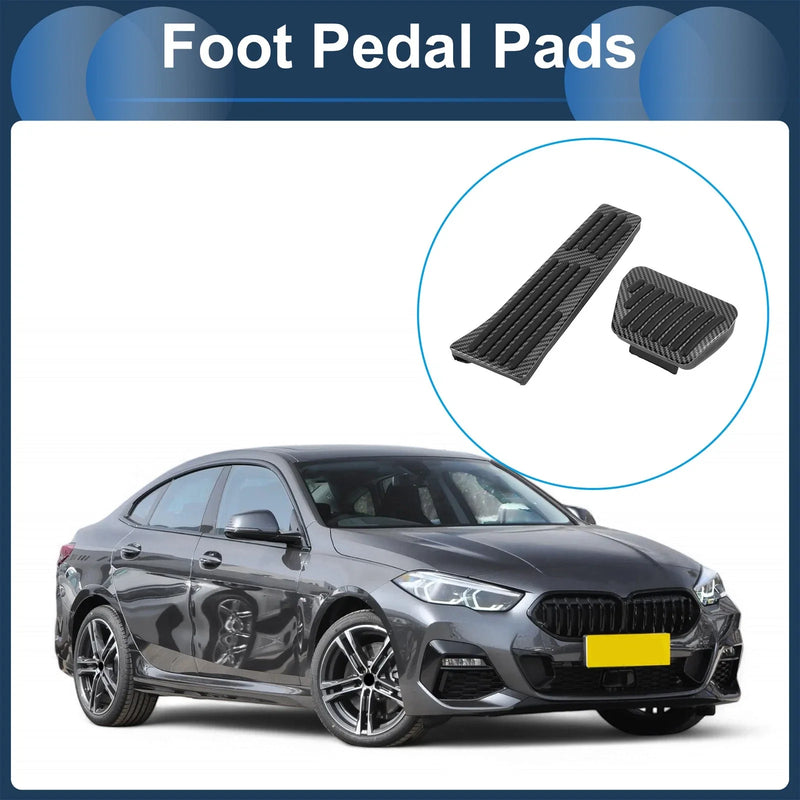 BMW 3 Black Carbon Fiber Set Foot Accelerator Pedal Covers