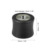 Motorcycle 10mm Drive Chain Adjustment Pulley Tensioner Rubber Wheel